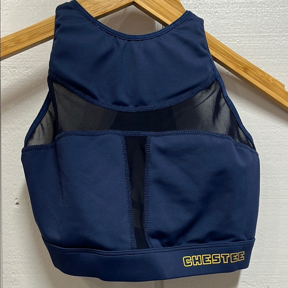 The Chestee Navy Sports Bra